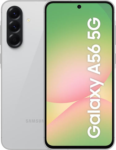 Samsung Galaxy A56 5G 256GB, Teléfono Móvil, 8GB RAM, 50MP Cámara, Gris, Garantía del Fabricante 3 Años + 1 Año Extra